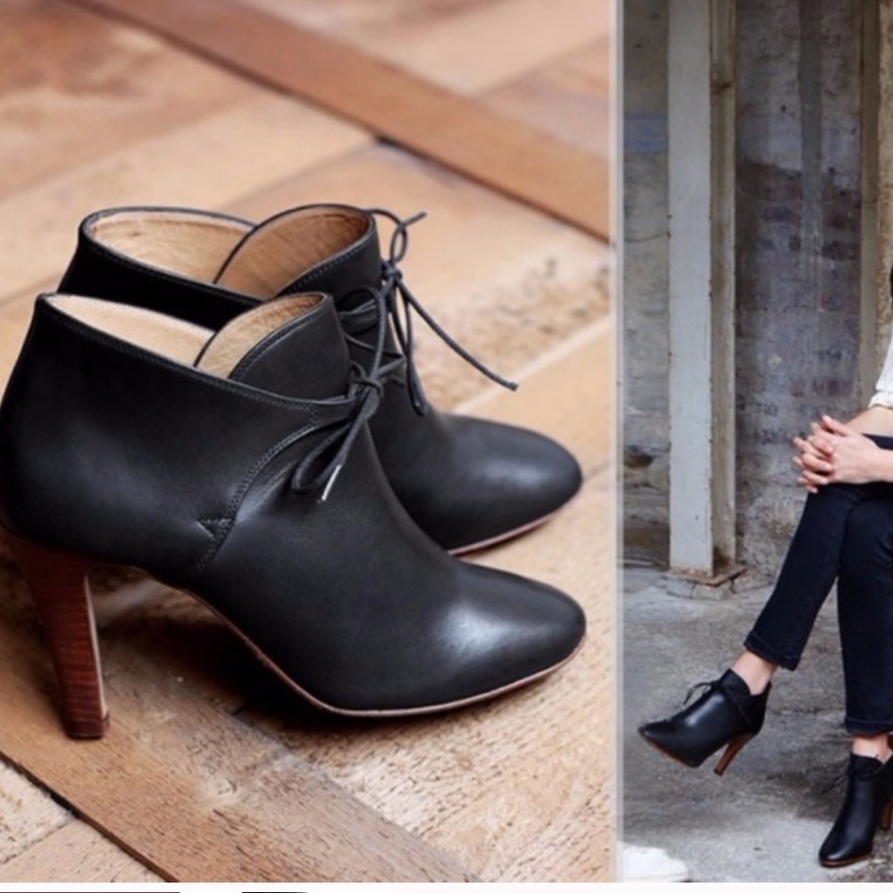 Sezane high Hunter booties 38